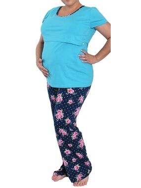 NWT Dynabelly Maternity & Nursing Pajama Set